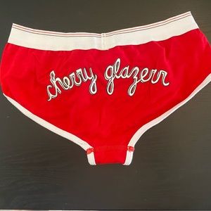 Cherry Glazer red undies   size Large